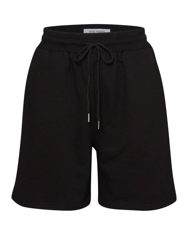 Loungewear Damskie Steve Madden Tracksuit Krótkie Set Czarne | SM-817IC