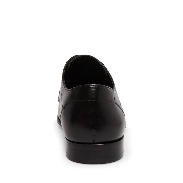 Mokasyny Męskie Steve Madden Perris Skórzane Czarne | SM-813GH