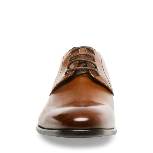 Mokasyny Męskie Steve Madden Prey Tan Skórzane Brązowe | SM-025OA