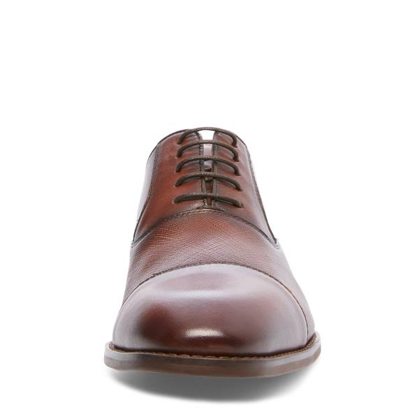 Mokasyny Męskie Steve Madden Proctor Tan Skórzane Brązowe | SM-854DP