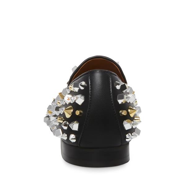 Mokasyny Męskie Steve Madden Stefanoo Czarne Kolorowe | SM-243KH