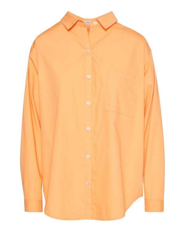 Najfatalniejszy Damskie Steve Madden Bright Button Down Pomarańczowe | SM-921UJ