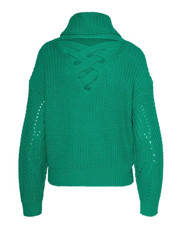 Najfatalniejszy Damskie Steve Madden Cross Back Turtleneck Swetry Zielone | SM-280QC
