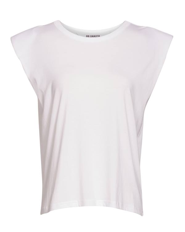 Najfatalniejszy Damskie Steve Madden Just Add Boardroom Tank Białe | SM-263BN
