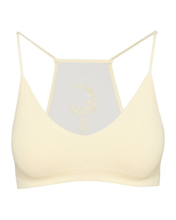 Najfatalniejszy Damskie Steve Madden Roo Mesh Bralette Żółte | SM-815RS