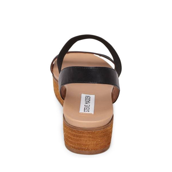 Sandały Damskie Steve Madden Agile Czarne | SM-419IL