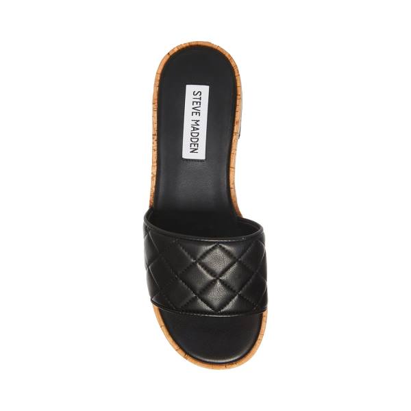 Sandały Damskie Steve Madden Aria Czarne | SM-051IM