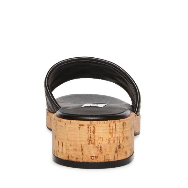 Sandały Damskie Steve Madden Aria Czarne | SM-051IM