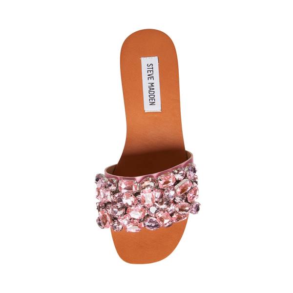 Sandały Damskie Steve Madden Brielle Różowe | SM-607RT