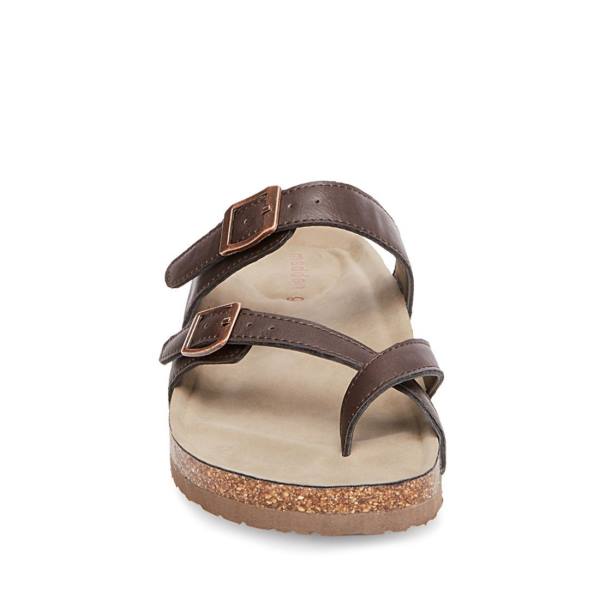 Sandały Damskie Steve Madden Bryceee Ciemny Brązowe | SM-231LR