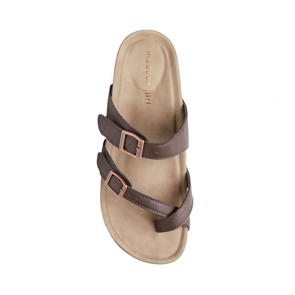 Sandały Damskie Steve Madden Bryceee Ciemny Brązowe | SM-231LR