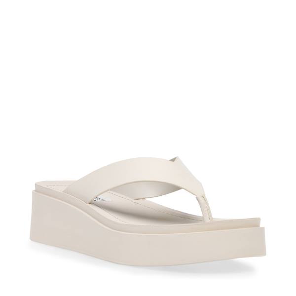 Sandały Damskie Steve Madden Carlene Bone Beżowe | SM-496NL
