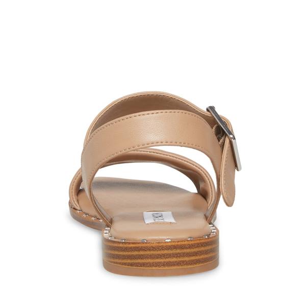 Sandały Damskie Steve Madden Connie Natural Beżowe | SM-356RT