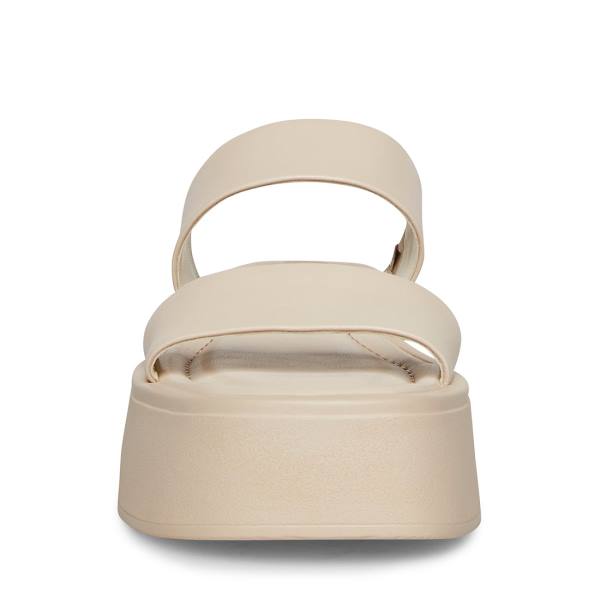 Sandały Damskie Steve Madden Dorian Bone Beżowe | SM-139CD