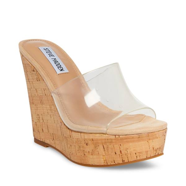 Sandały Damskie Steve Madden Elenora Clear | SM-691QE