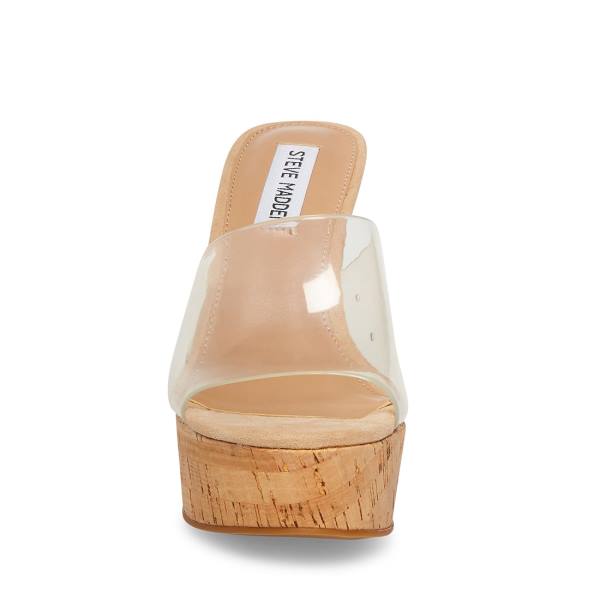 Sandały Damskie Steve Madden Elenora Clear | SM-691QE