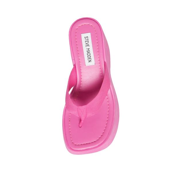 Sandały Damskie Steve Madden Gwen Różowe | SM-750XO