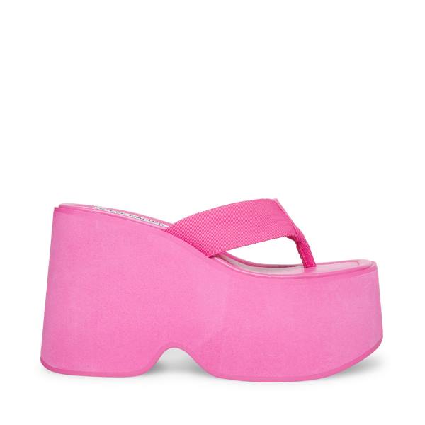 Sandały Damskie Steve Madden Gwen Różowe | SM-750XO