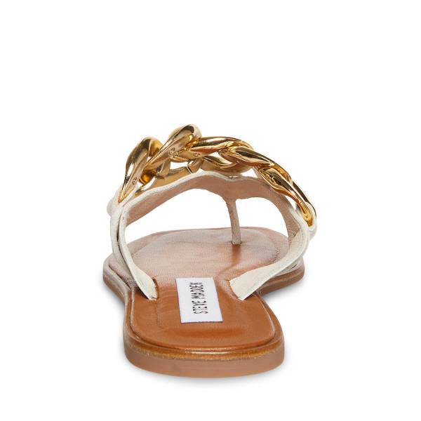 Sandały Damskie Steve Madden Hazel Białe | SM-650MN