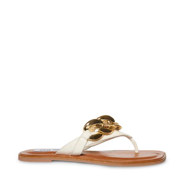 Sandały Damskie Steve Madden Hazel Białe | SM-650MN