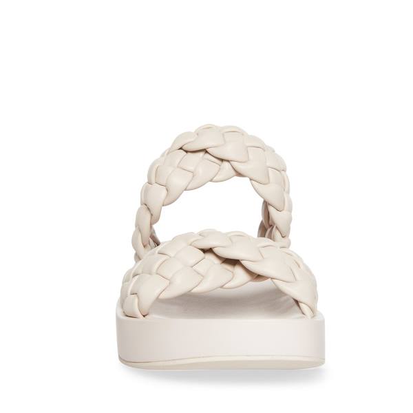 Sandały Damskie Steve Madden Helsa Bone Beżowe | SM-827KG
