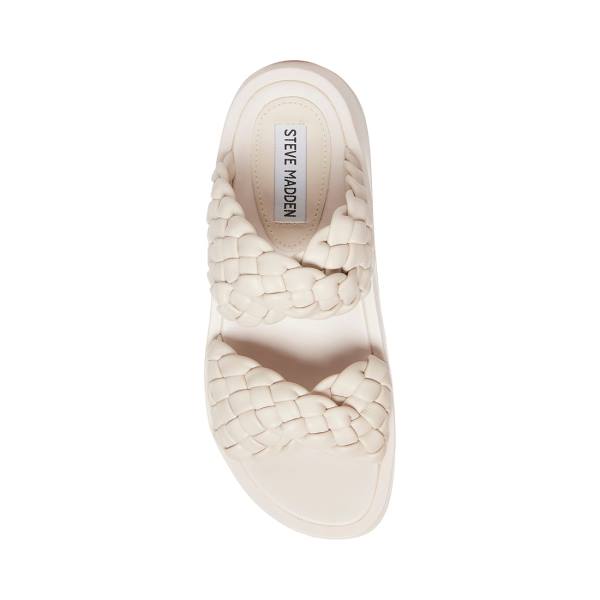 Sandały Damskie Steve Madden Helsa Bone Beżowe | SM-827KG