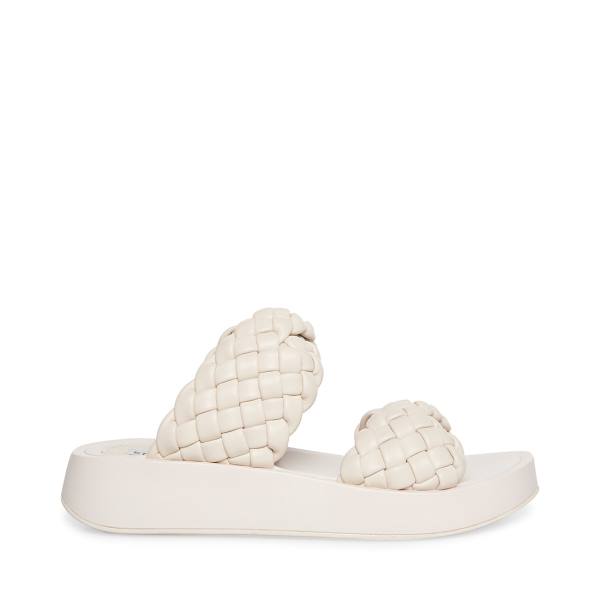 Sandały Damskie Steve Madden Helsa Bone Beżowe | SM-827KG