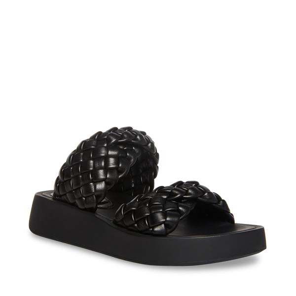 Sandały Damskie Steve Madden Helsa Czarne | SM-459GM