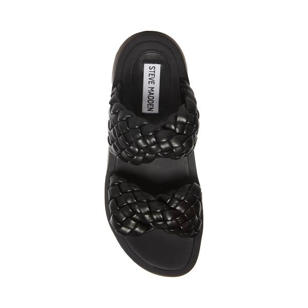 Sandały Damskie Steve Madden Helsa Czarne | SM-459GM