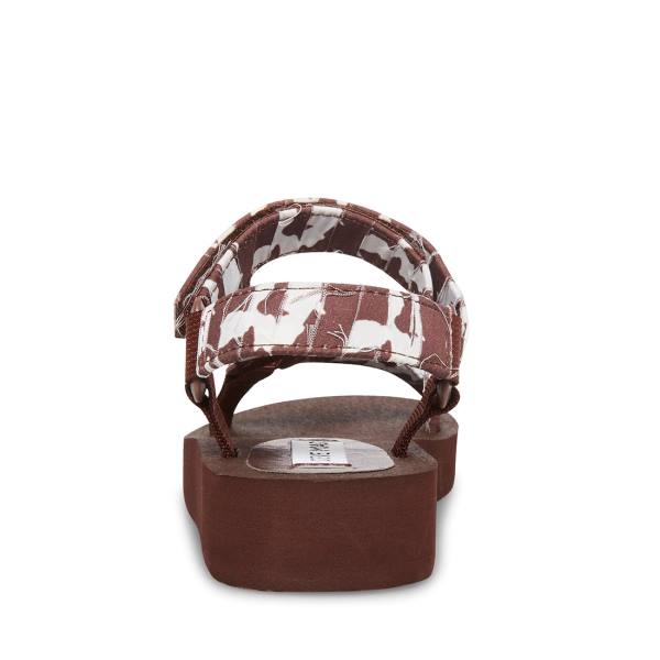Sandały Damskie Steve Madden Henley Tan Brązowe Brązowe | SM-924FM