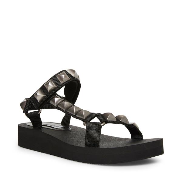 Sandały Damskie Steve Madden Henley-s Czarne | SM-710LC
