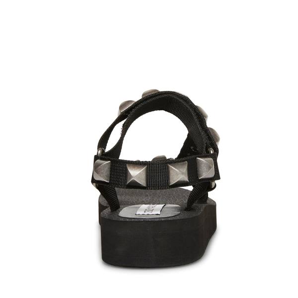 Sandały Damskie Steve Madden Henley-s Czarne | SM-710LC