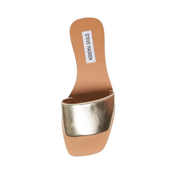Sandały Damskie Steve Madden Isabel Złote | SM-693NT