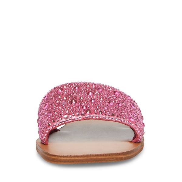 Sandały Damskie Steve Madden Iselle Różowe Kolorowe | SM-819MH
