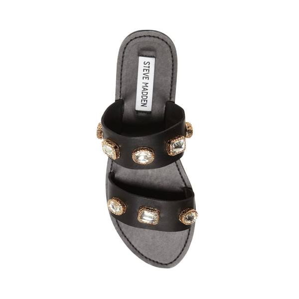 Sandały Damskie Steve Madden Jace Czarne Kolorowe | SM-316LT
