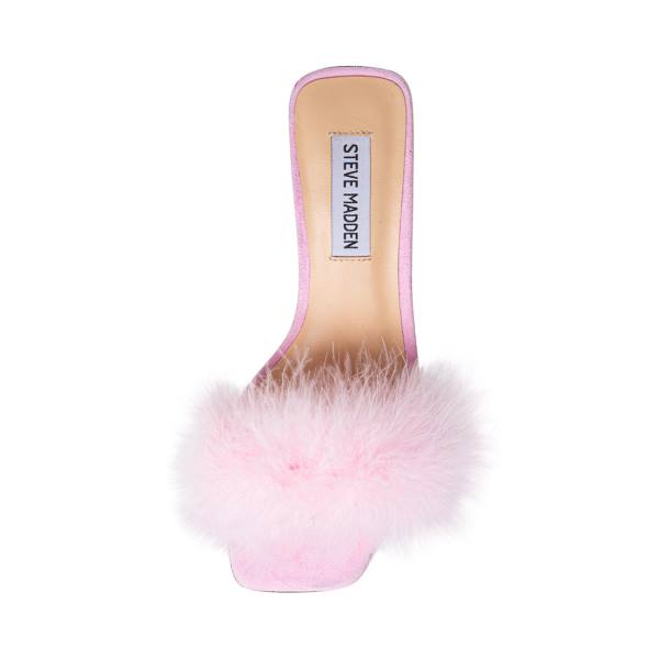 Sandały Damskie Steve Madden Karoo Różowe | SM-098IW