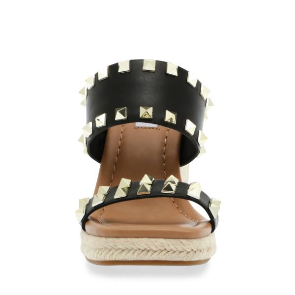 Sandały Damskie Steve Madden Mackie-s Czarne Kolorowe | SM-682VO