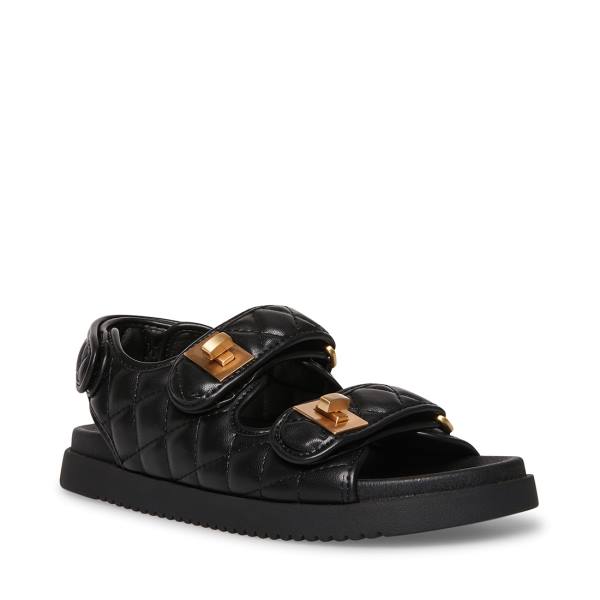 Sandały Damskie Steve Madden Margie Czarne Kolorowe | SM-270QW