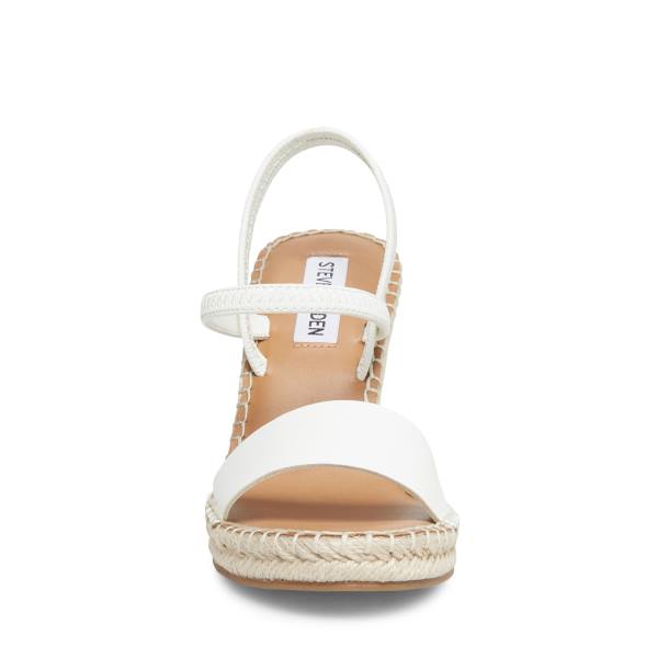 Sandały Damskie Steve Madden Mckenzie Białe | SM-076ML