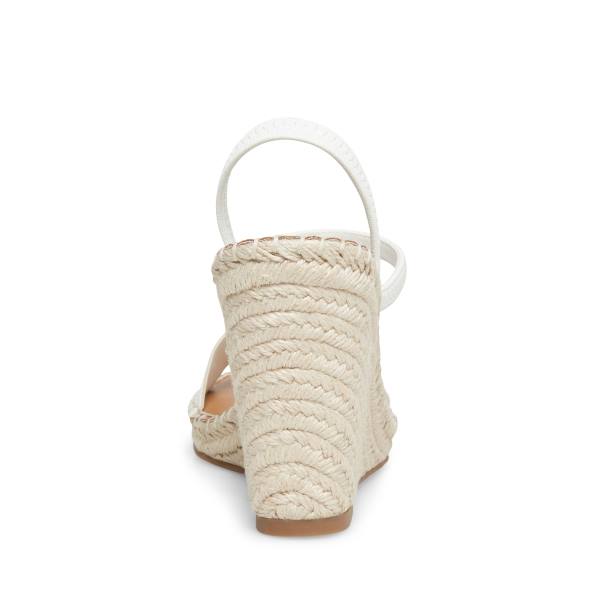 Sandały Damskie Steve Madden Mckenzie Białe | SM-076ML