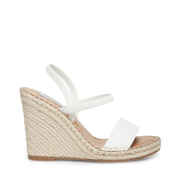 Sandały Damskie Steve Madden Mckenzie Białe | SM-076ML