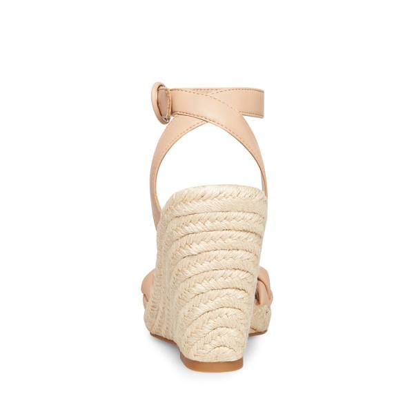 Sandały Damskie Steve Madden Novah Tan Brązowe | SM-085ST