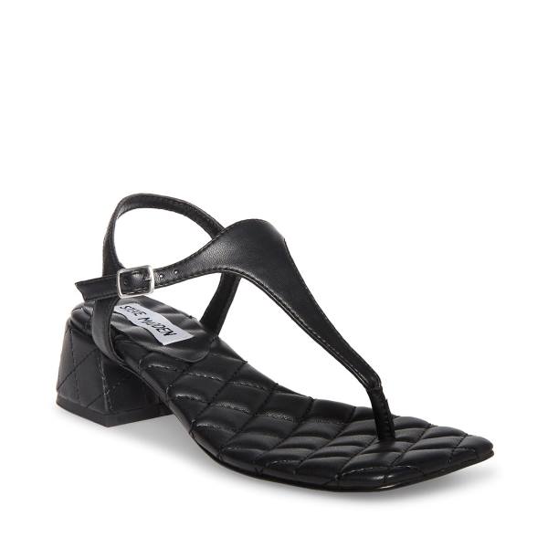 Sandały Damskie Steve Madden Pepper Czarne | SM-728HA