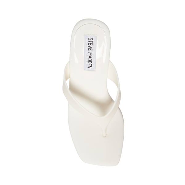 Sandały Damskie Steve Madden Refined Białe | SM-971VT