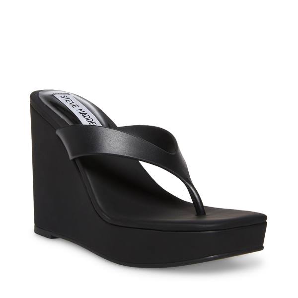 Sandały Damskie Steve Madden Refined Czarne | SM-495CM