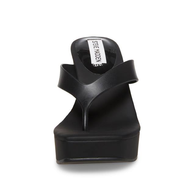 Sandały Damskie Steve Madden Refined Czarne | SM-495CM