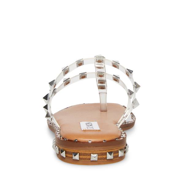 Sandały Damskie Steve Madden Sandie Clear | SM-347OJ