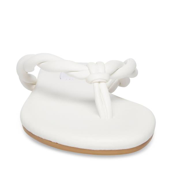 Sandały Damskie Steve Madden Saylor Białe | SM-431IR