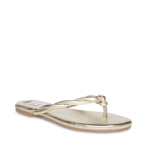 Sandały Damskie Steve Madden Saylor Złote | SM-175CD