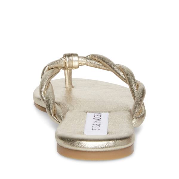 Sandały Damskie Steve Madden Saylor Złote | SM-175CD